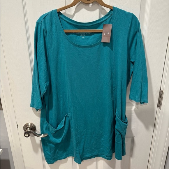 J. Jill Tops - J. Jill Tunic Blouse Shirt Turquoise
